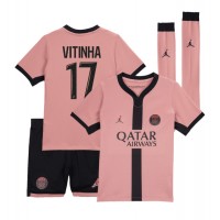 Paris Saint-Germain Vitinha #17 Replica Third Minikit 2024-25 Short Sleeve (+ pants)